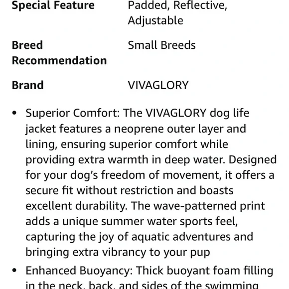 Dog Lifejacket Sz S Canary Yellow Neoprene Dog Life Vest W/ LightReflecting trim - Picture 9 of 10